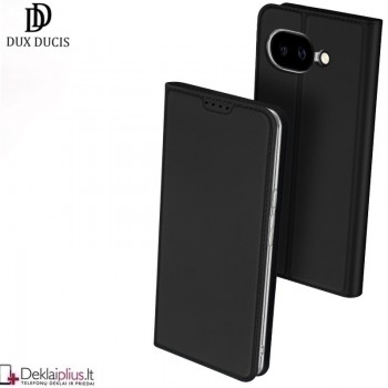 Dux Ducis Skin Pro dirbtinės odos dėklas - juodas (Google Pixel 10A)